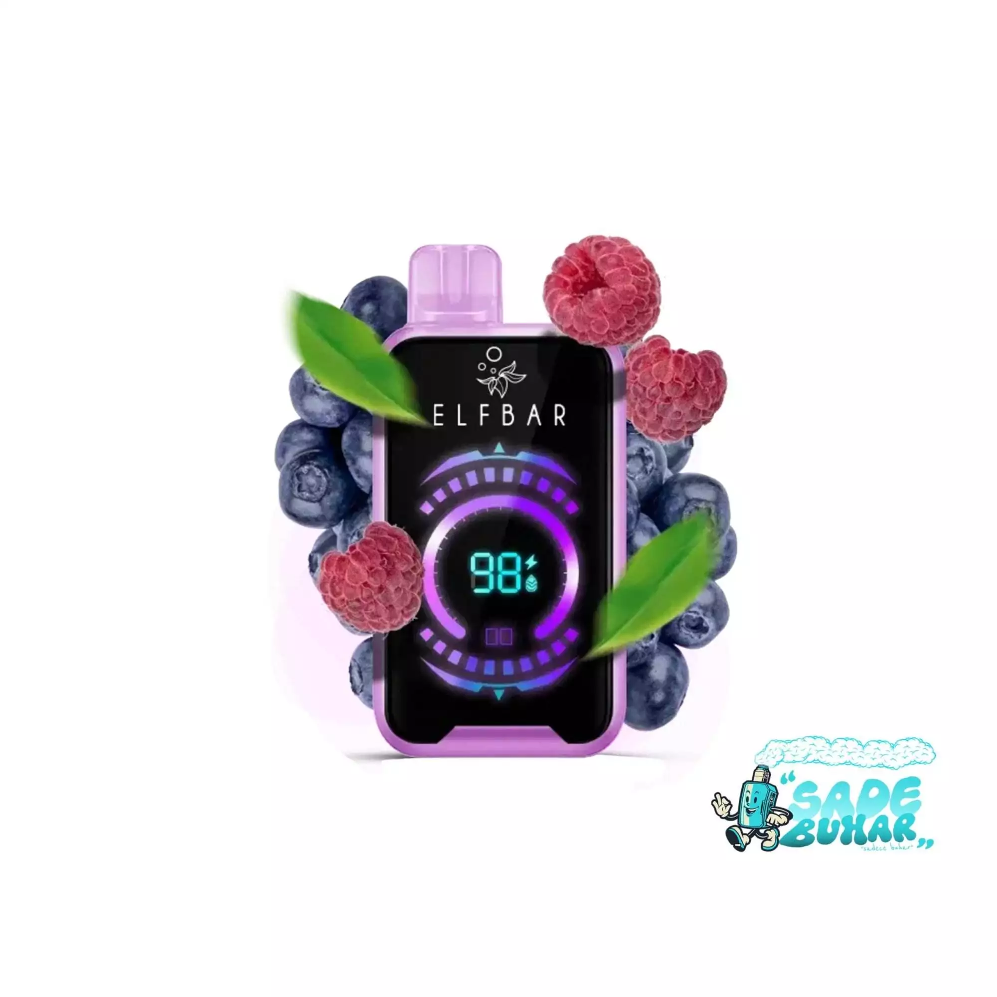 Elfbar D2 20000 Blueberry Raspberry - Görsel 1