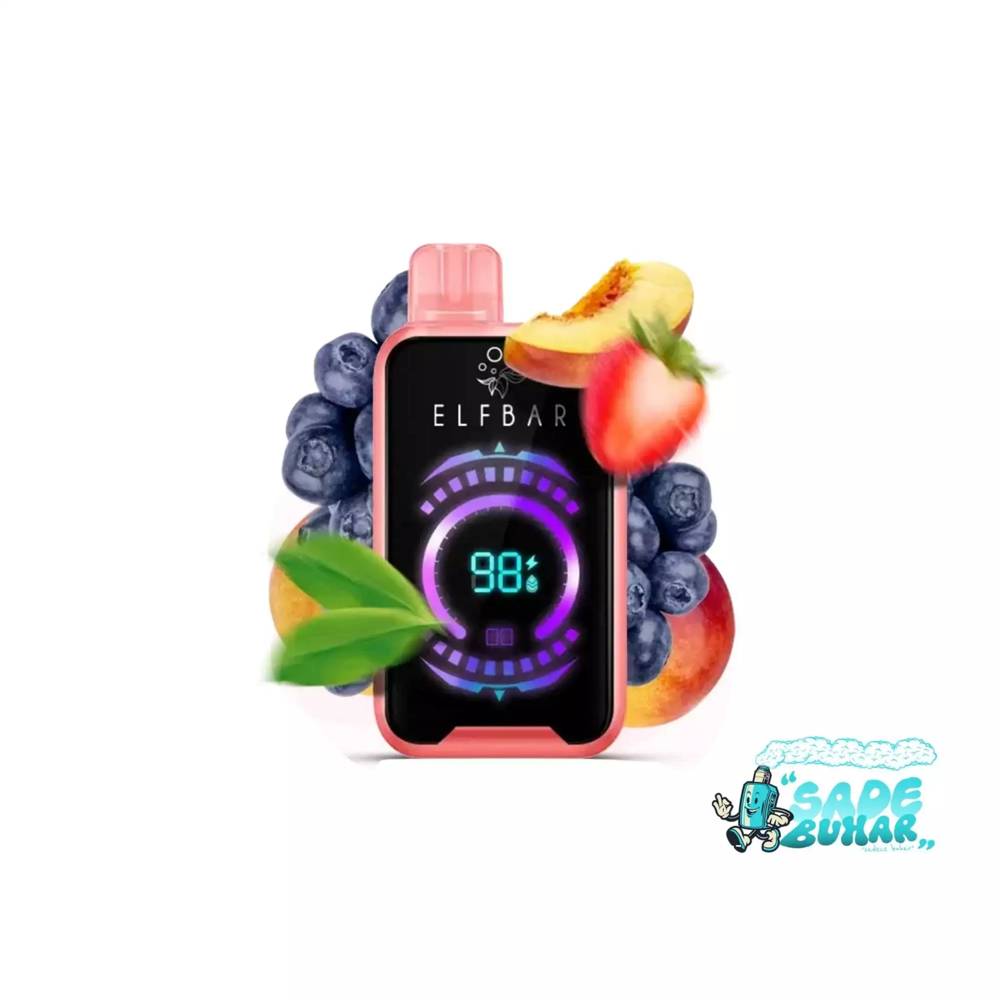 Elfbar D2 20000 Peach Berry - Görsel 1