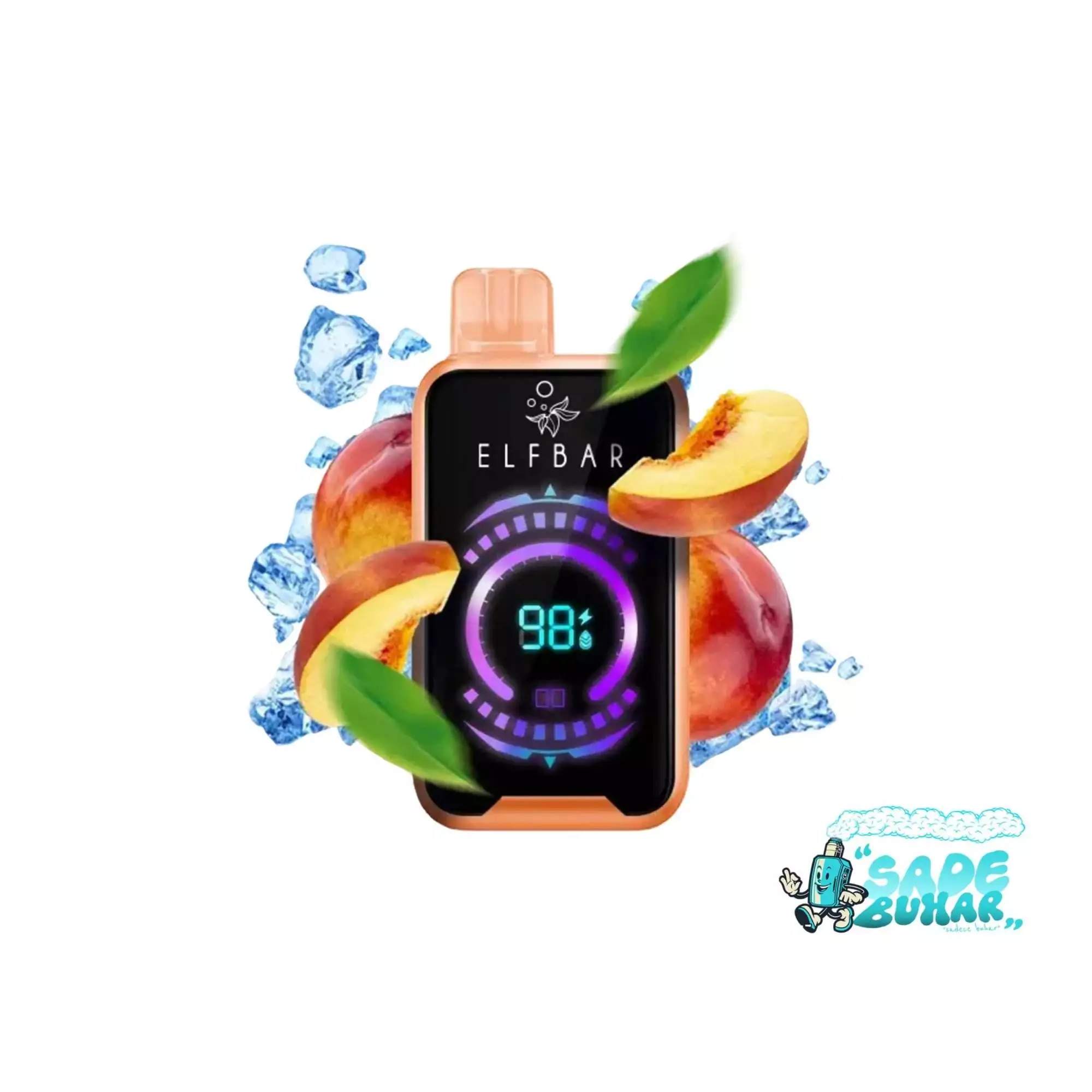 Elfbar D2 20000 Peach Ice - Görsel 1