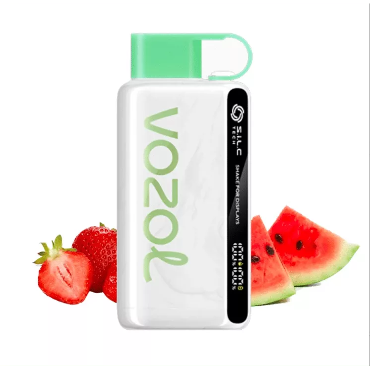 Vozol 12000 Strawberry Watermelon - Görsel 1