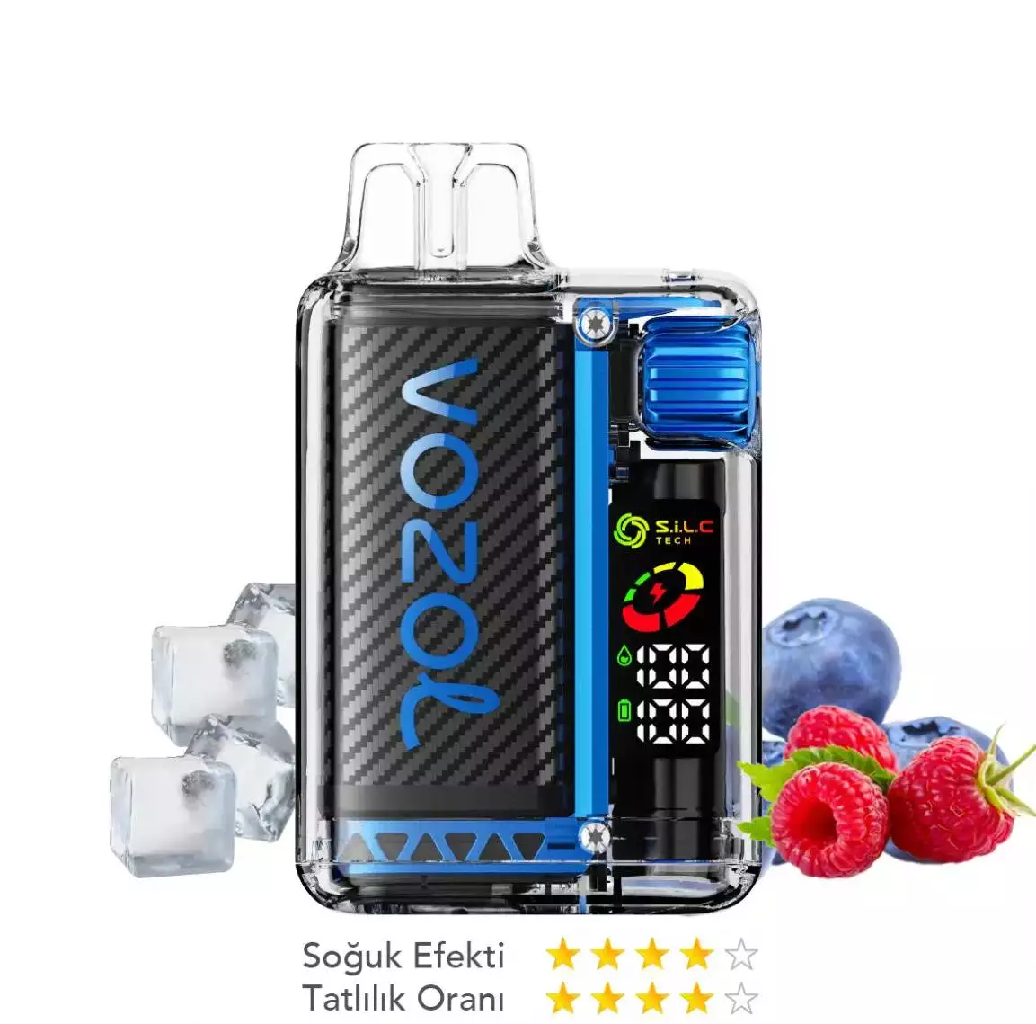 Vozol Vista 20000 Bluerazz Ice - Görsel 1