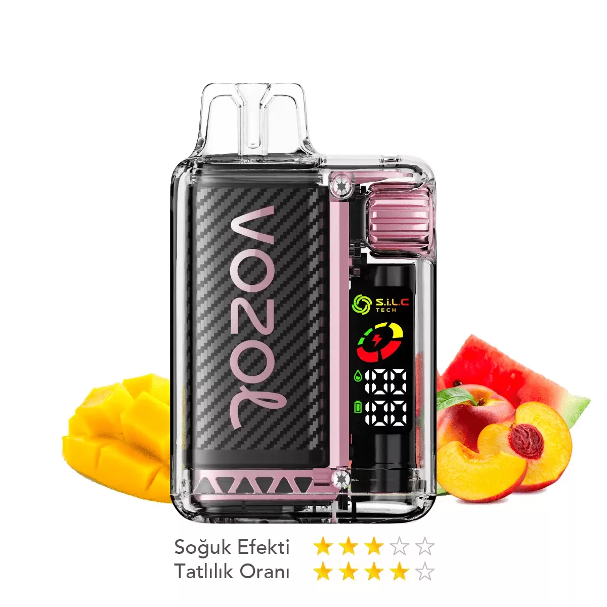Vozol Vista 20000 Peach Mango Watermelon - Görsel 1