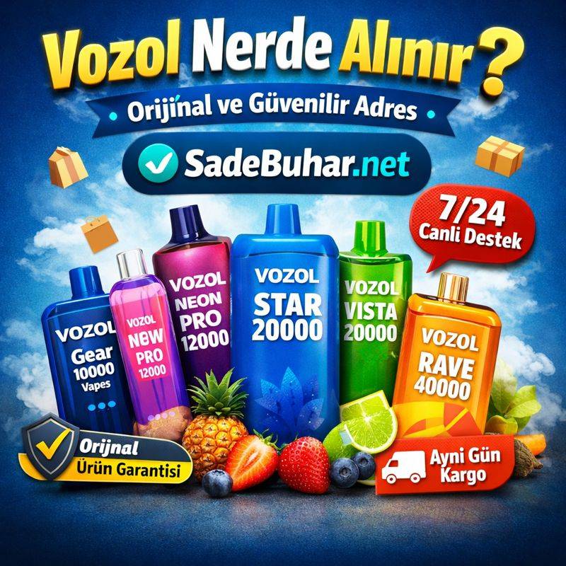 vozol nerde alınır