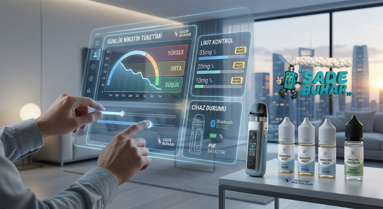 Elektronik Sigara Likitleri ile Günlük Nikotin Tüketimini Kontrol Etme Rehberi (Güncel 2026)