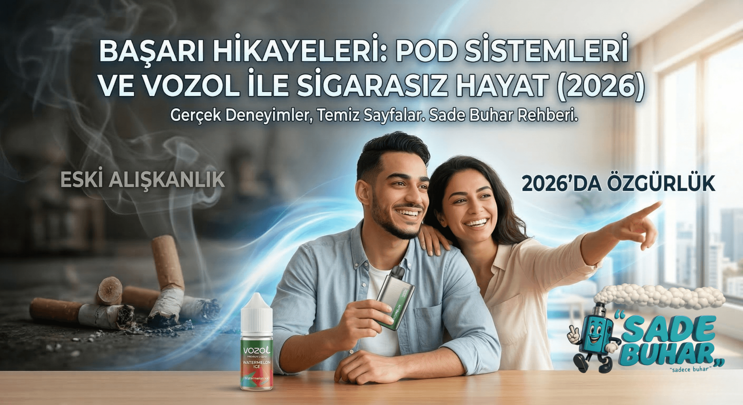 Pod Sistemleri ve Vozol Likitleri: 2026’da Sigarayı Bırakmanın En Etkili Yolu