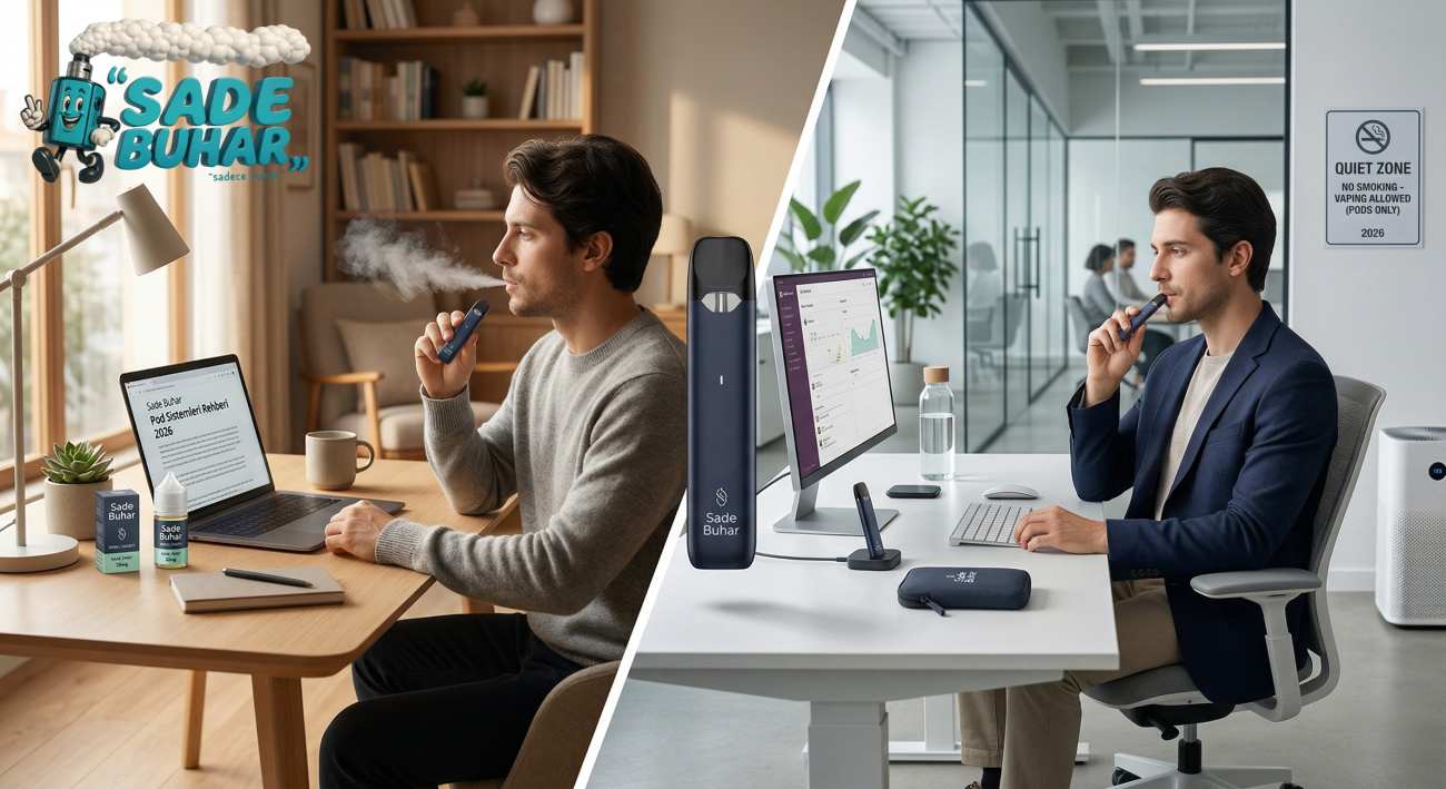 Pod Sistemleri ile Evde ve Ofiste Elektronik Sigara Kullanımı: 2026 Rehberi