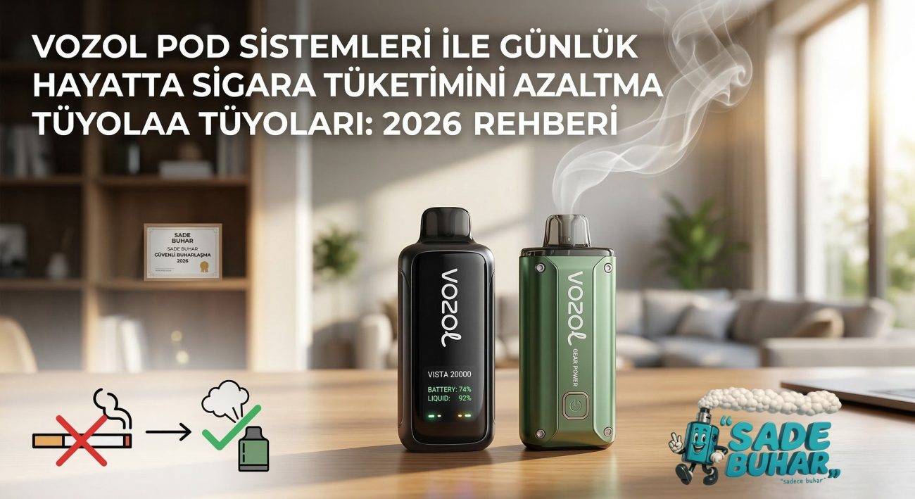 Vozol Pod Sistemleri ile Günlük Hayatta Sigara Tüketimini Azaltma Tüyoları: 2026 Rehberi