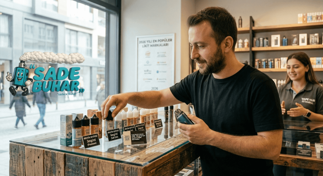 Elektronik Sigara Likitlerinde Nikotin Seviyesi Seçimi ve Etkileri Güncel 2026