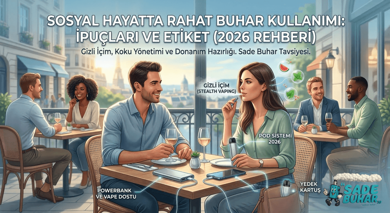 Elektronik Sigara ile Sosyal Hayatta Rahat Kullanım İçin İpuçları (2026 Güncel)