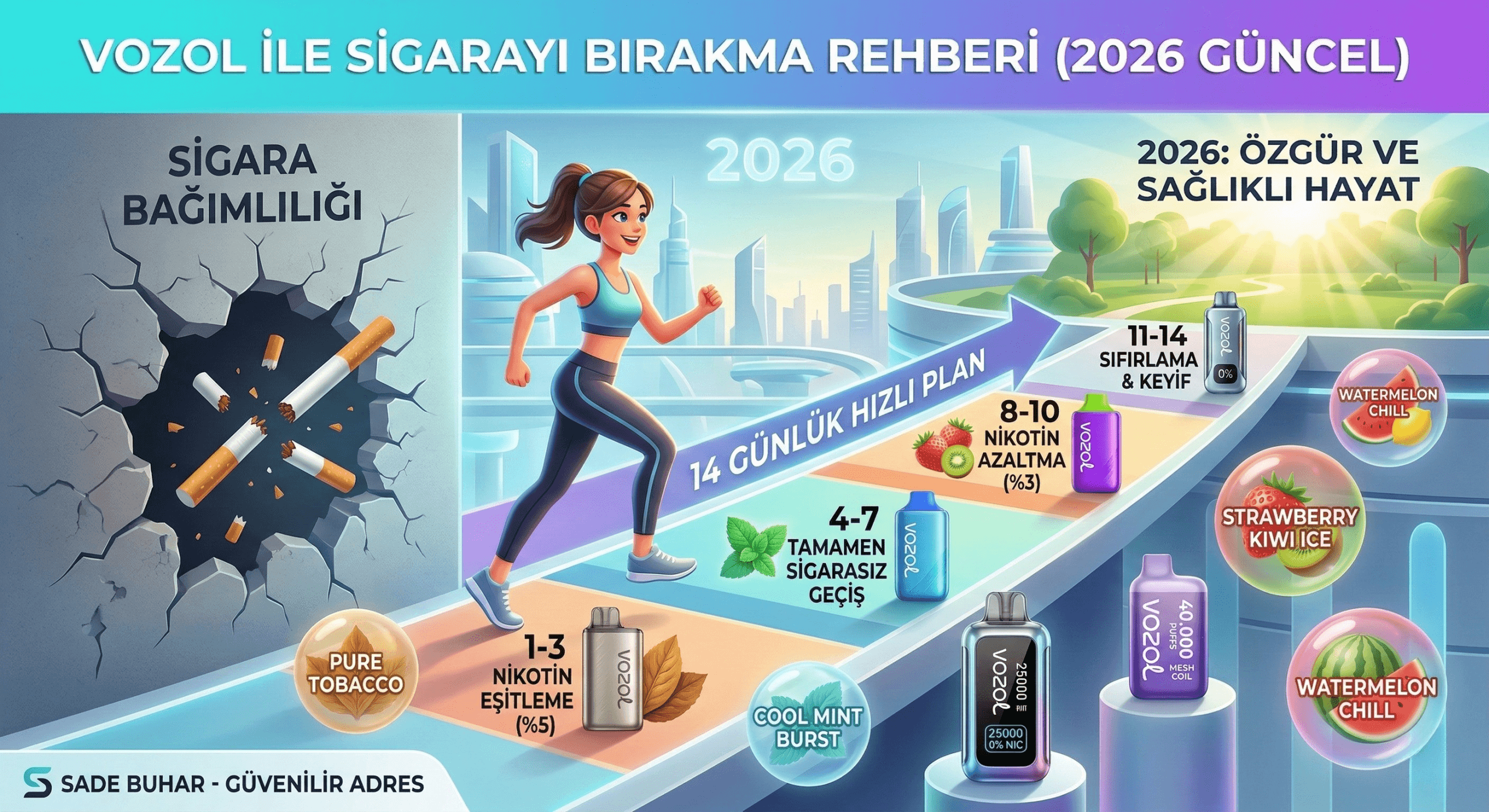 Vozol Elektronik Sigara Modelleri ile Sigarayı Hızlı Bırakma Rehberi Güncel 2026