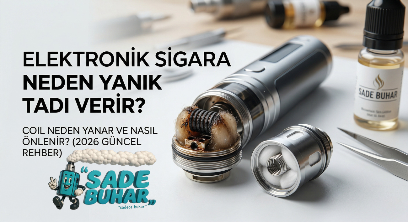 Elektronik Sigarada Yanık Tadı Neden Olur? 2026 Güncel Çözüm Rehberi