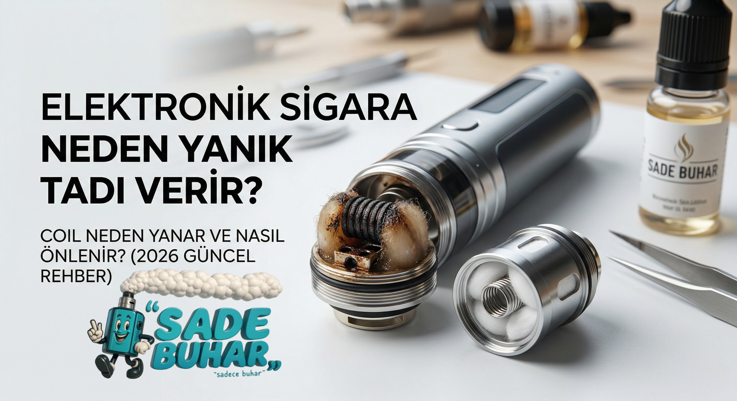Elektronik Sigarada Yanık Tadı Neden Olur? 2026 Güncel Çözüm Rehberi