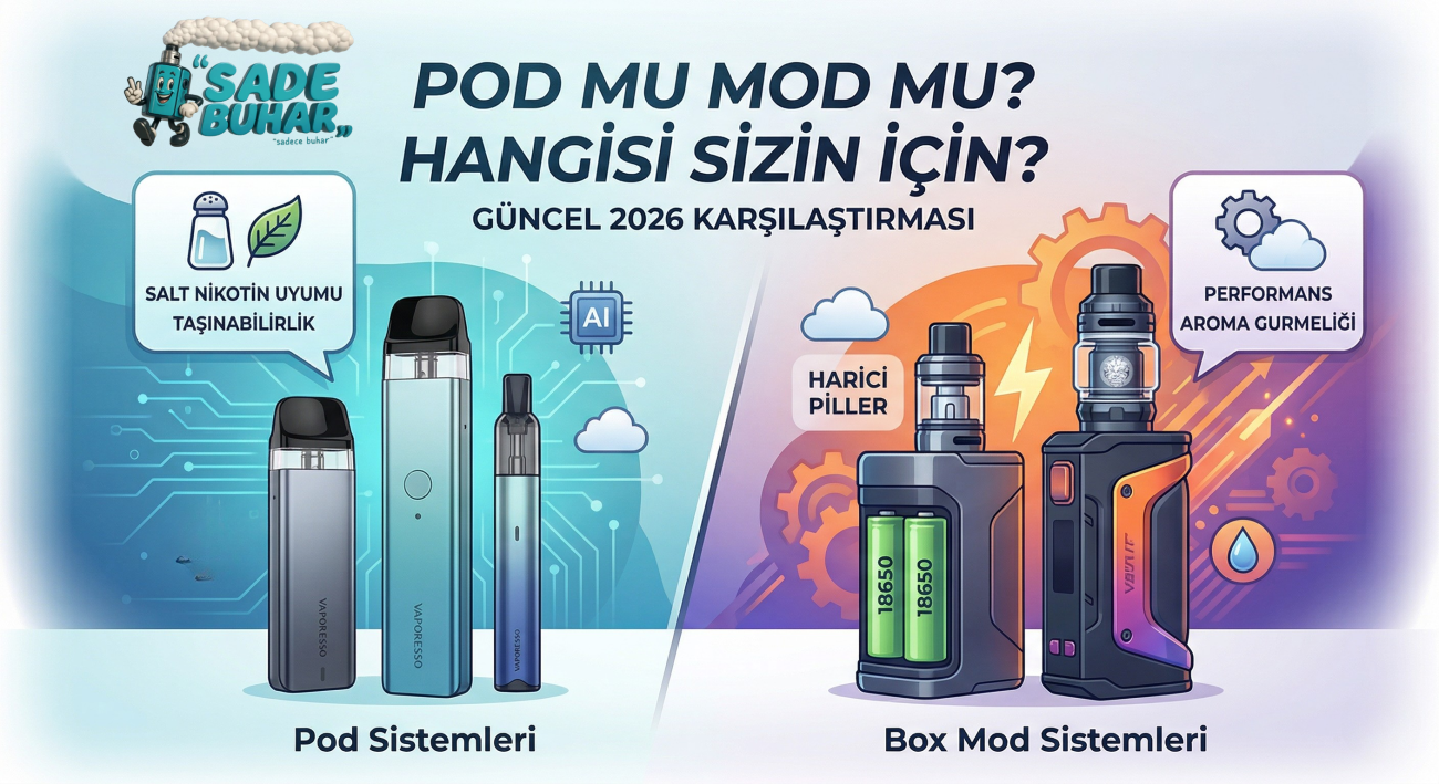 Pod mu, Mod mu? Buhar Dünyasının Büyük İkilemi (2026 Güncel Rehber)