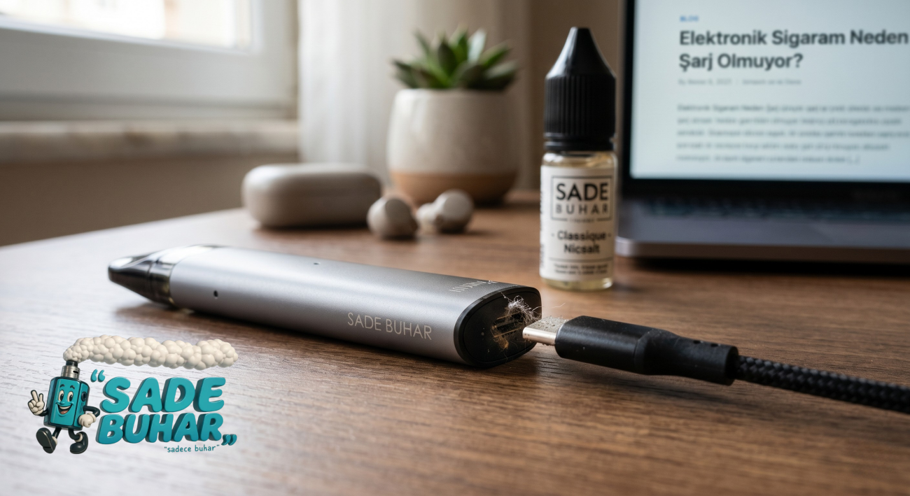 Elektronik Sigaram Neden Şarj Olmuyor? En Yaygın 5 Neden ve Çözümü 2026