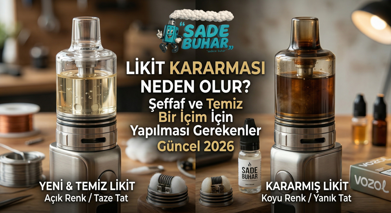 Likit Kararması Neden Olur? Şeffaf ve Temiz Bir İçim İçin Yapılması Gerekenler (Güncel 2026)